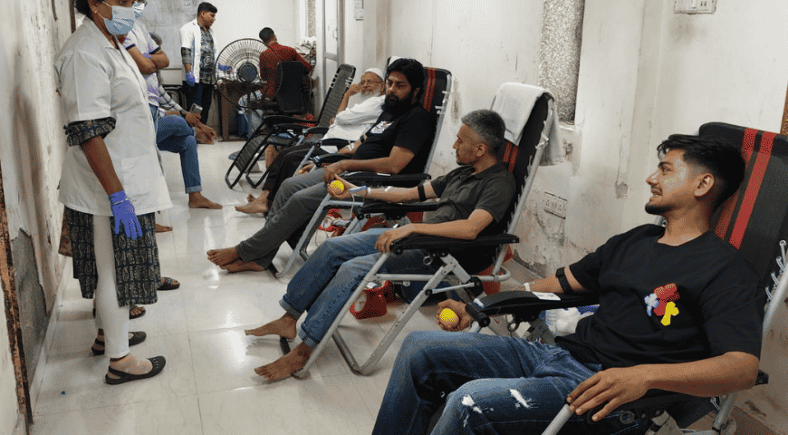 Santacruz Blood Donation Camp Collects 62 Units